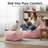 Bean Bag Chair with Ottoman for Adults, Large Corduroy Bean Bag Couch, Boneless Cloud Chaise Lounge Reading Chair with High-Resilience Foam, Floor Lounger for Bedroom Living Room(Gray)-1161614259