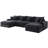 Aveline 144" Wide U-Shape Sectional Sofa With 2 Ottomans-124322563