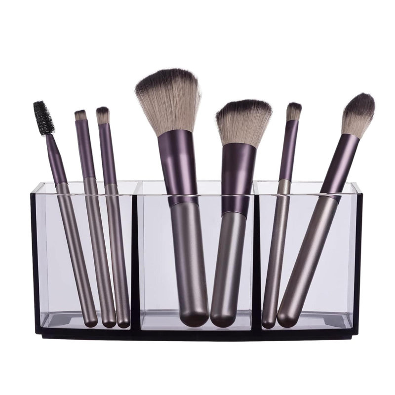 Organisateur de maquillage en plastique Khurum, Mauve
