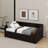 Twin Size Wooden Daybed With Trundle And Storage Drawers-1646963254
