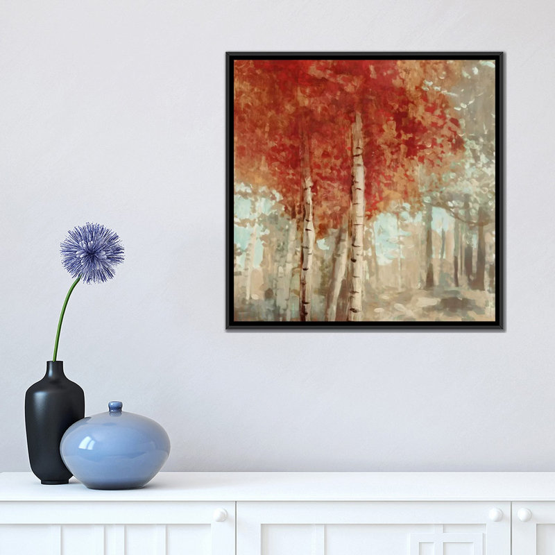 «Frontier I», reproduction sur toile, H 18 po x l 18 po x P 1,5 po, Toile avec cadre noir, Pas de tapis