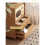 Armoire de rangement multifonctionnelle en bois massif