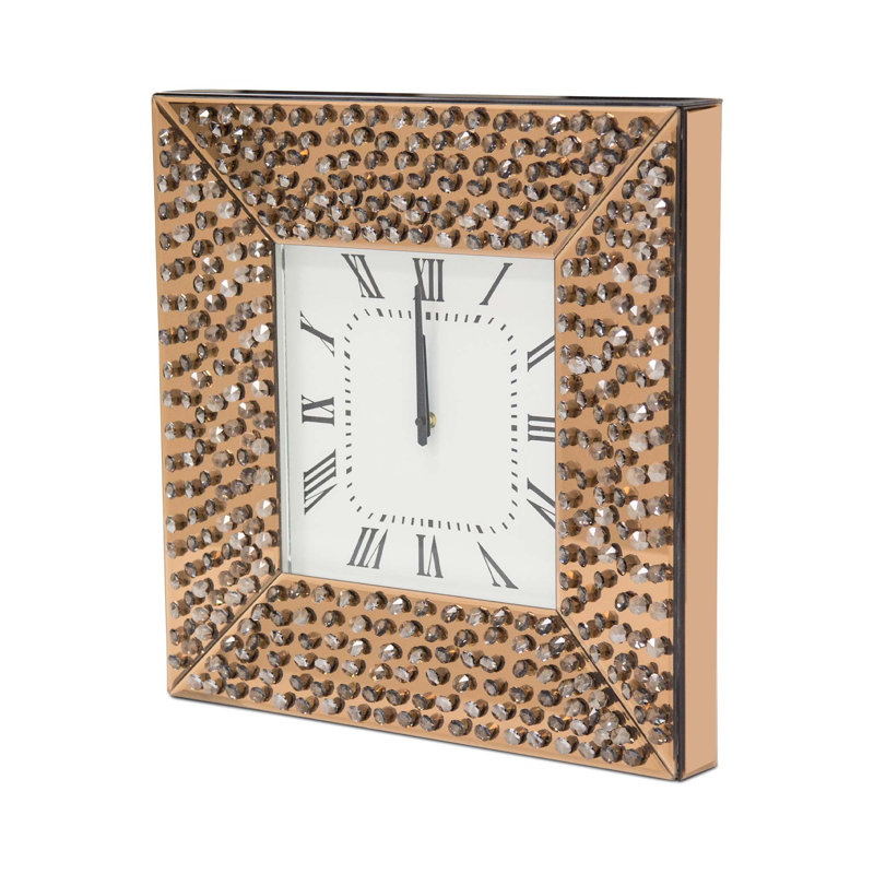 Montreal Glass Analog Wall Clock