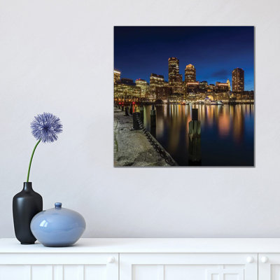Boston Fan Pier Park View by Melanie Viola - Print on Canvas