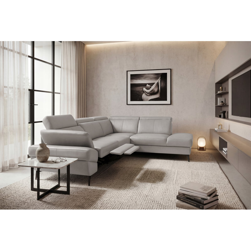 4 Seater Sectional, Right Hand Facing, Platinum