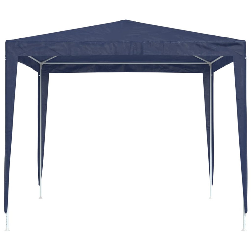Grande tente de réception d'extérieur en polyéthylène bleu et fer résistante aux rayons UV, Bleu