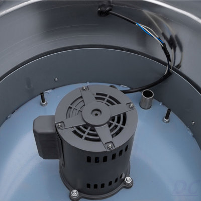 2400 CFM Roof Fan Up-Blast Restaurant Exhaust Fan High Speed Direct Drive Up-Blast Exhaust Fan 250W