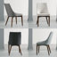 Chaise d'appoint en lin Leonitus-33716142