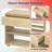 Solid Wood Console Table with Drawers & Shelves-1617998595