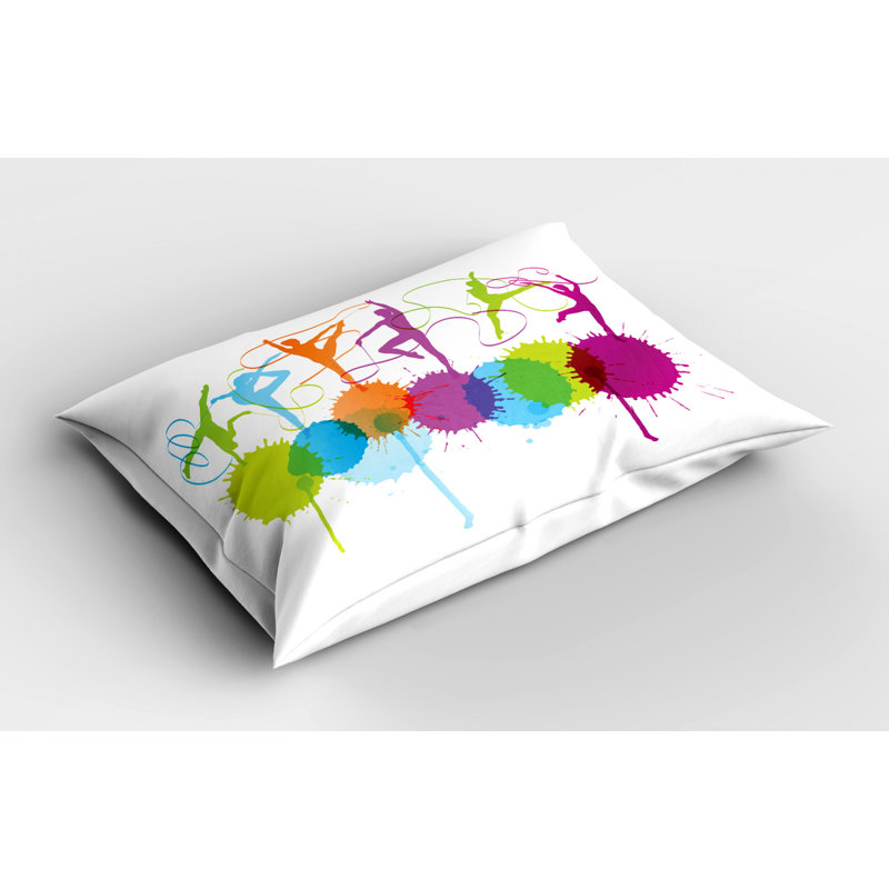 Gymnastics Polyester Sham Set, Twin