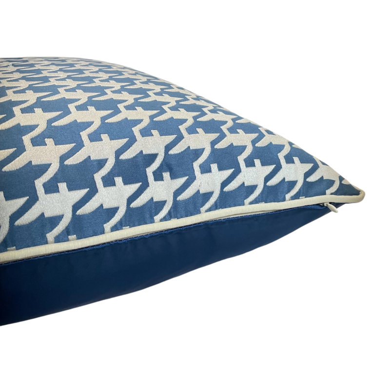 Ofarrell Houndstooth Reversible Pillow Cover