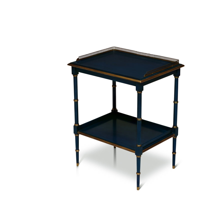 Scarborough House End Table, Cobalt Blue