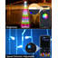 Arbre de Noël à DEL intelligent de 6 pi avec éclairage extérieur, arbre de Noël Bluetooth avec lumières, minuterie imperméable, application et télécommande 16 millions de couleurs à DEL, décorations de jardin