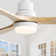Kemp 52" 3 - Blade LED Modern Classic Ceiling Fan with Remote Control and Light Kit Included