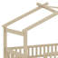 Lit en bois avec lit gigogne