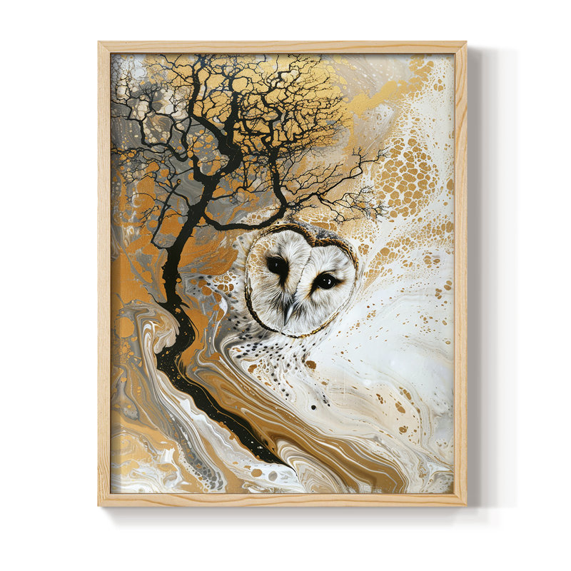 ANIMALS Series L XXII, reproduction encadrée - bois massif, H 30 po x l 24 po