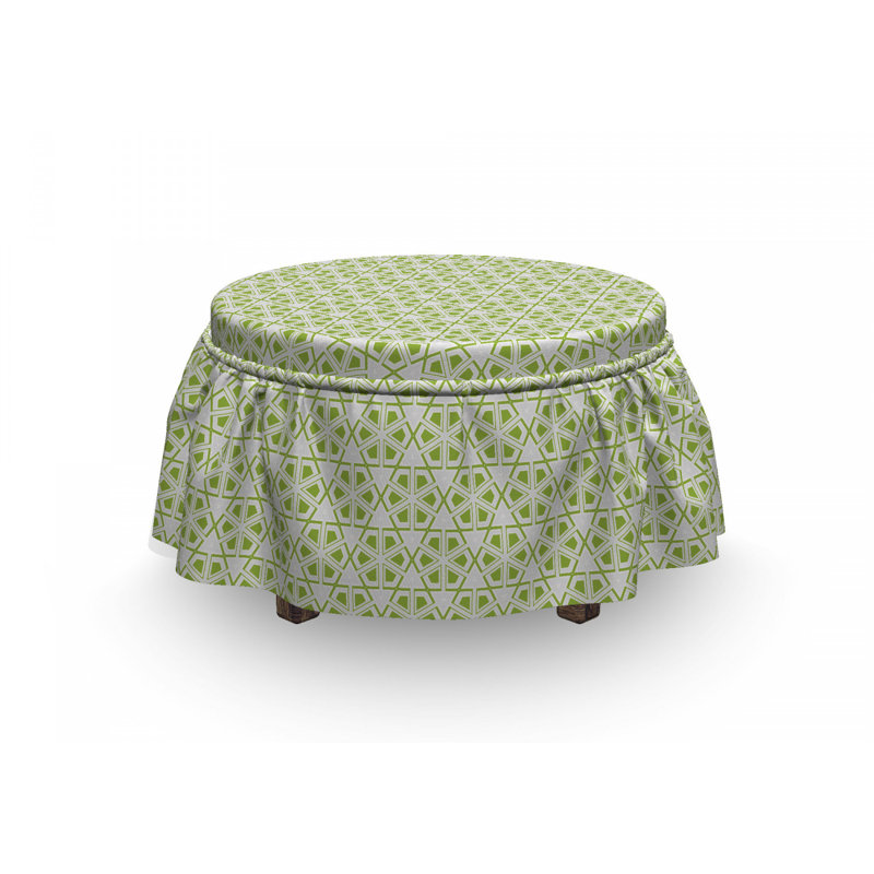 Housse pour repose-pieds polygones et hexagones
