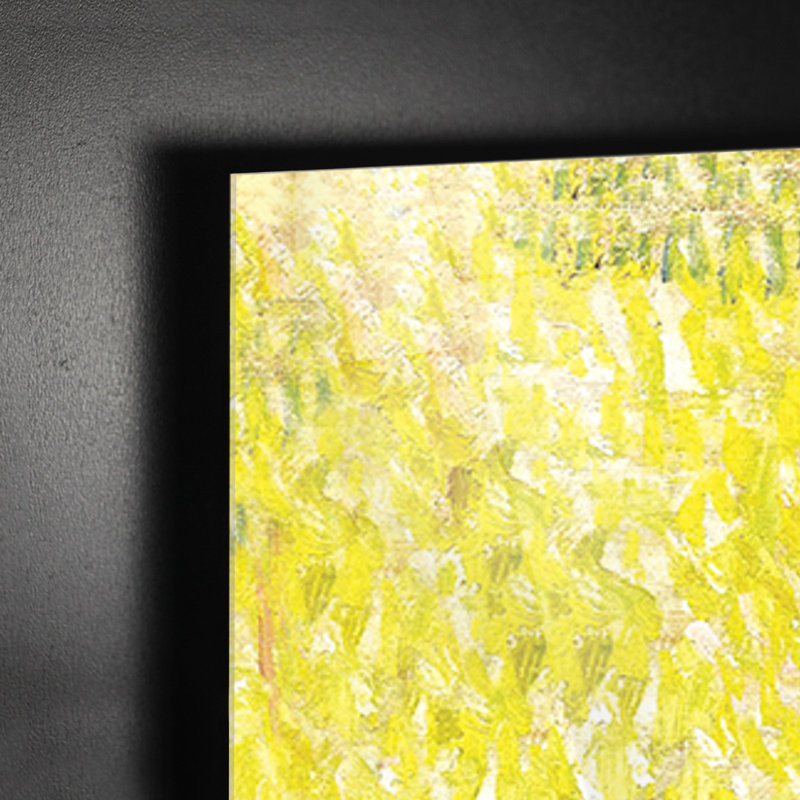 Woman in a Wheat Field by Vincent Van Gogh - Unframed Painting on Glass, 65cm H x 65cm W