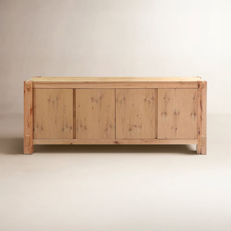 Alpine 80" Buffet In Distressed Oak