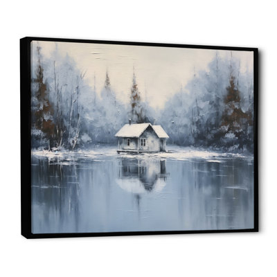Cozy Snow Cabin III sur toile