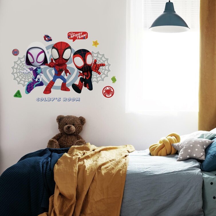 RoomMates Spider-Man Miles Morales Peel & Stick Giant Wall Decals