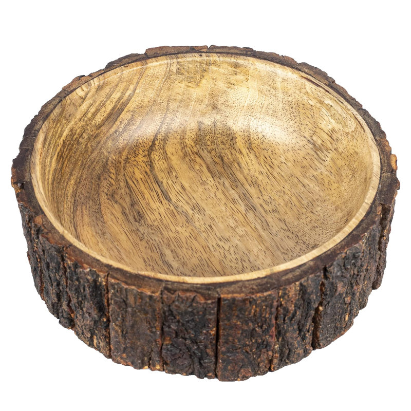 Bol décoratif en bois de manguier