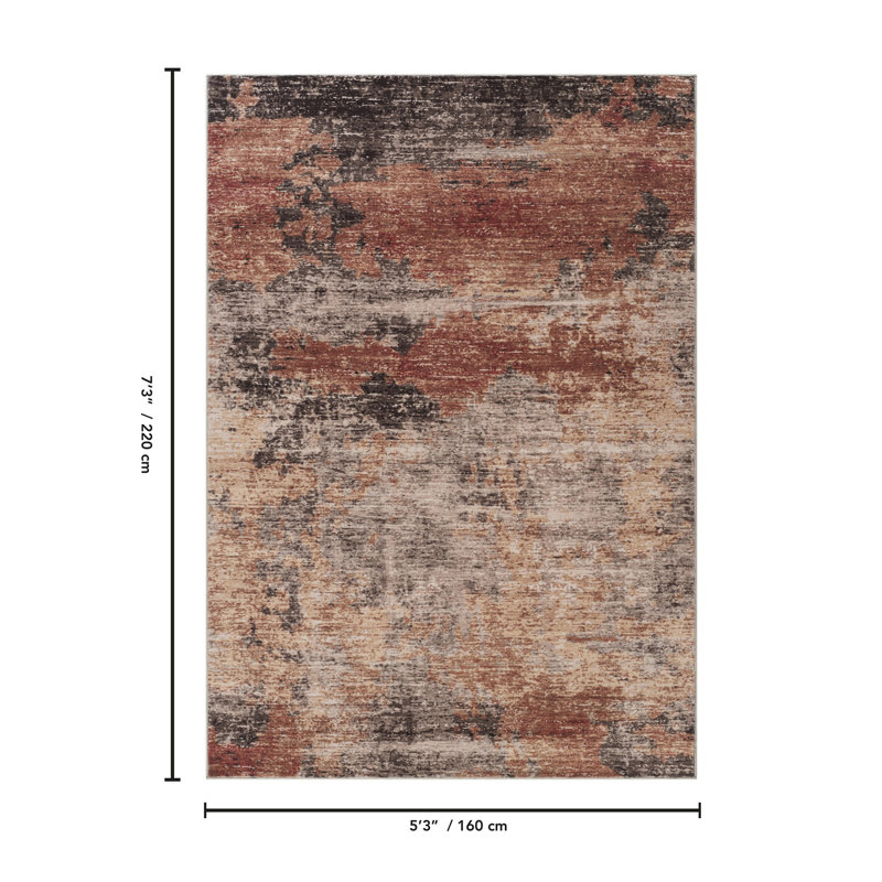 Tapis multicolore 5 pi 3 po x 7 pi 3 po, 5 pi 3 po x 7 pi 3 po