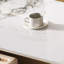 Table basse White Stone + Bois manufacturé