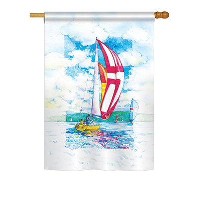 Double Sided Polyester House Flag