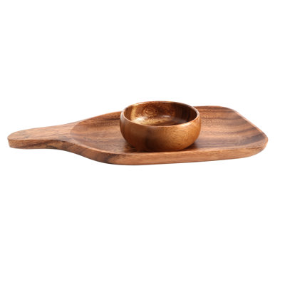 Alpen Home Flanagan Wood Divided Serving Dish