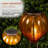 45"H Solar Hot Air Balloon Spinning Garden Stake with LED Lights for Garden, Patio & Lawn