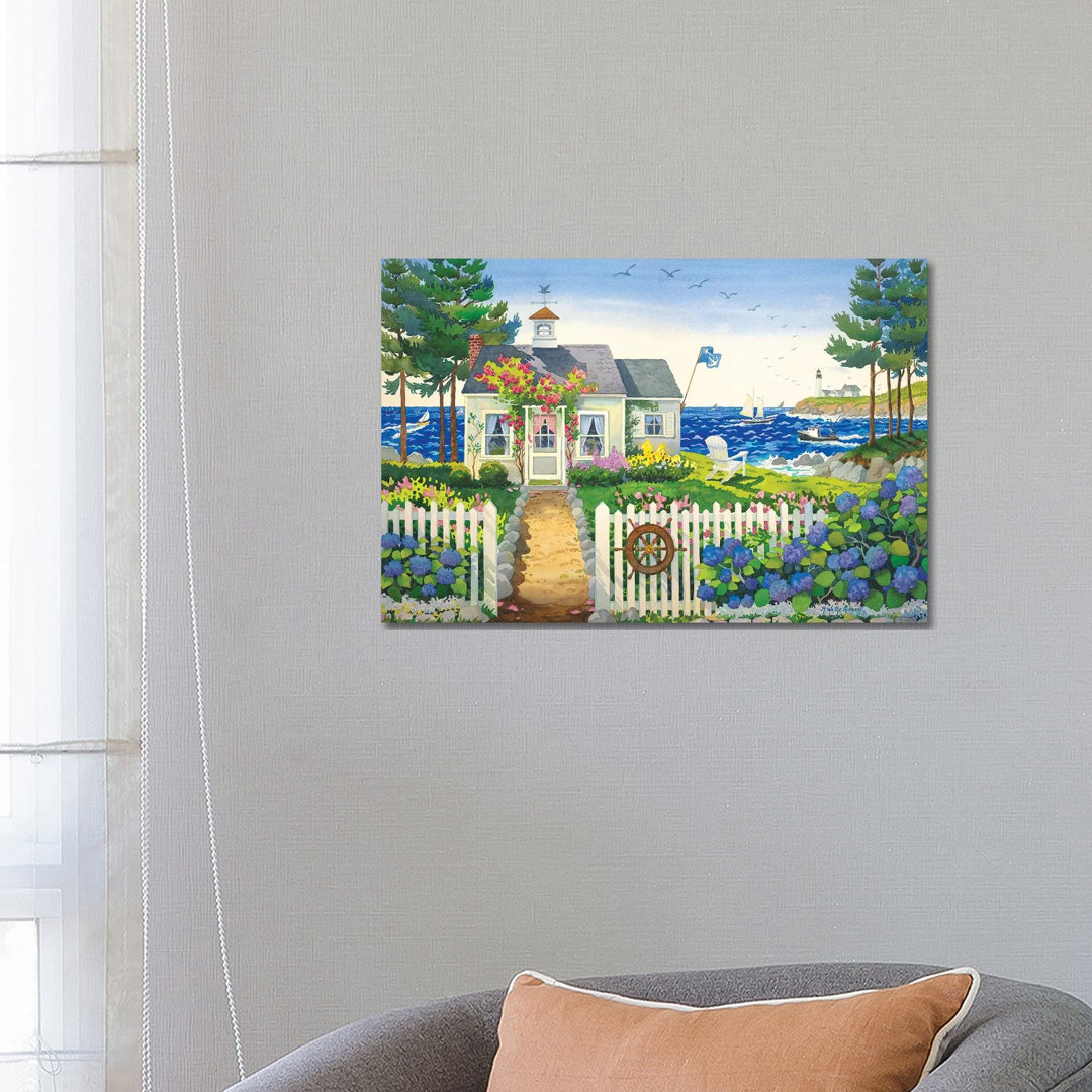 Seaside Cottage von Robin Wethe Altman - Gallery-Wrapped Canvas Giclée on Canvas