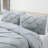Double Brushed Pleated Duvet Cover Set-1115752242-1138794258