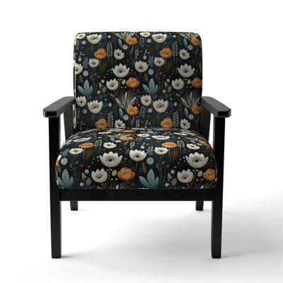 Fauteuil d'appoint rembourré Whimsical Bohemian Bliss