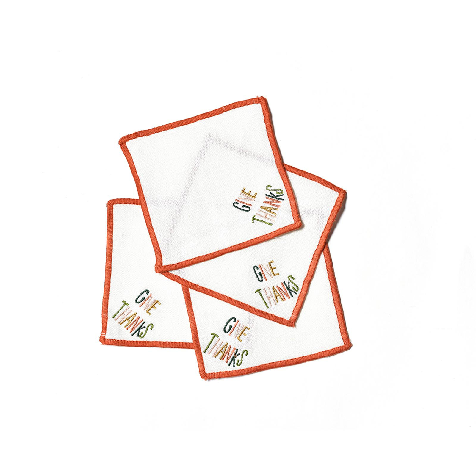 Give Thanks Cocktail Napkins Set Of 4