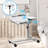 27.5'' H x 23.23'' W Laptop Cart with Wheels-101007674