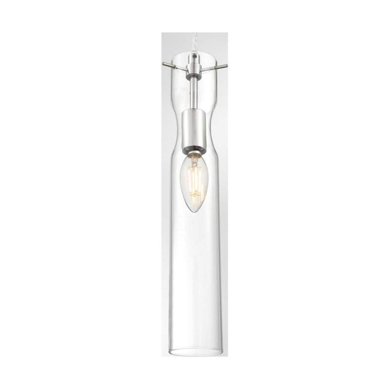 Cueto 1 - Light Single Pendant, Polished Nickel