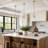 1 - Light Kitchen Island Single Pendant-891384858