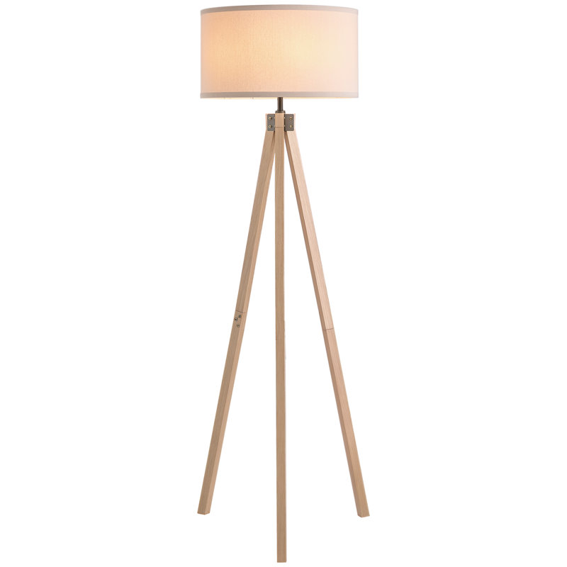 Whittington 152cm Tripod Floor Lamp, Beige