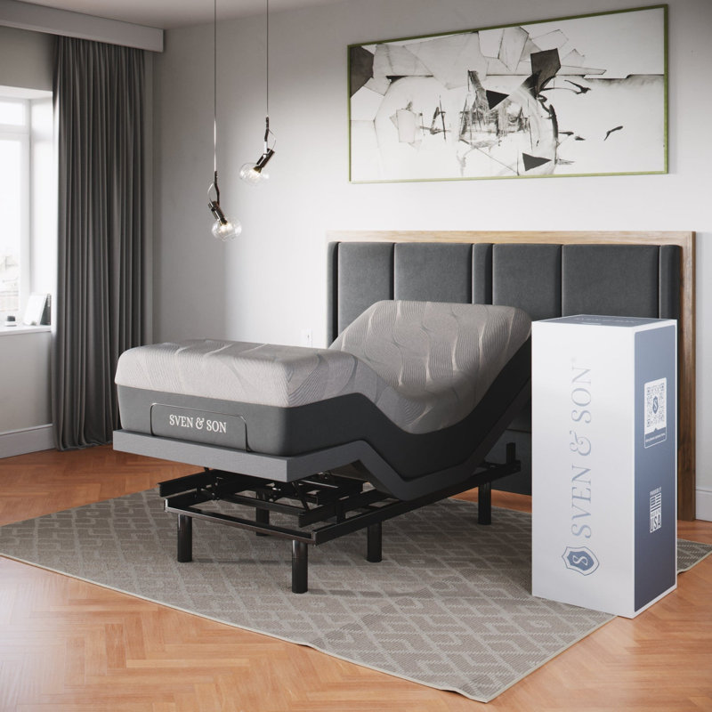 Massaging Adjustable Bed with Wireless Remote, Twin XL