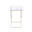 Plateau transparent en acrylique et cuivre