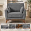 Fauteuil moderne rembourré pour la maison-694349738