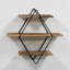 Lorenza 3 Piece Diamond Floating Shelf