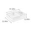 Table basse moderne avec rangement artistique