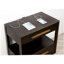Smoked Peppercorn 2-drawer Nightstand