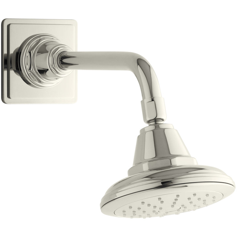 Pinstripe 2.0 GPM Single-Function Showerhead with Katalyst Air-Induction Spray, Vibrant Polished Nickel