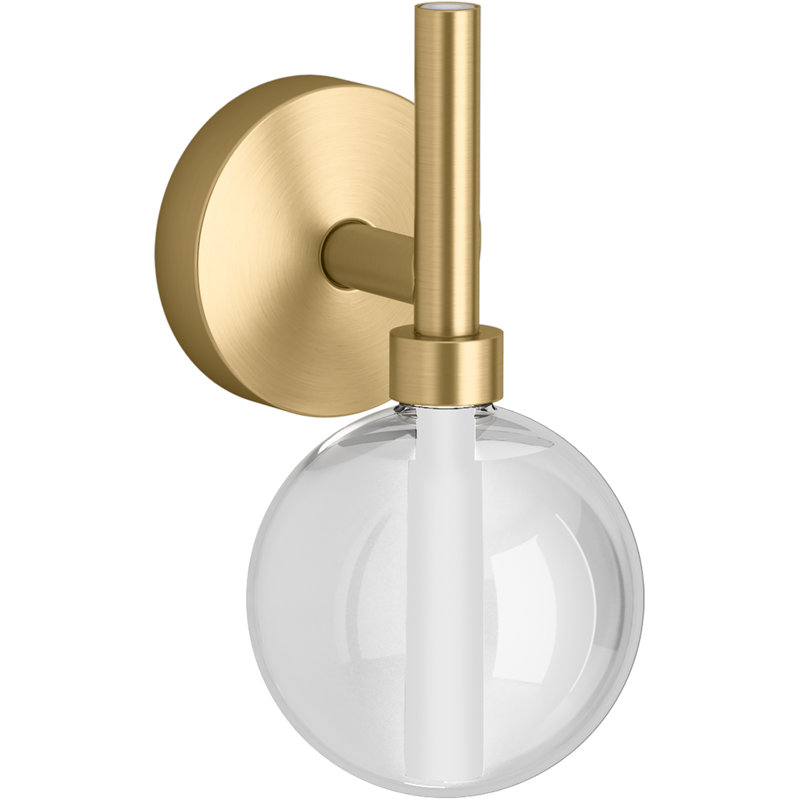 Components LED Lacemaker Sconce, Brushed Moderne Brass