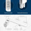 Accessoire pour bidet Bemis Ws100 Wellspring, jet d'eau douce, non électrique, facile à installer, blanc