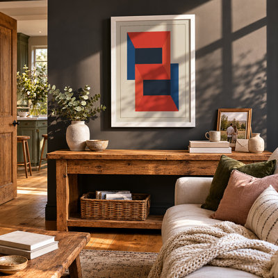 Abstraction Geometric - Framed Print