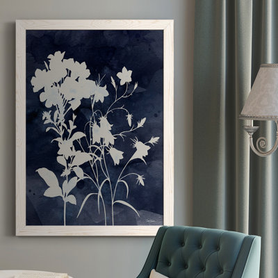 Indigo Botanical II Revisité, reproduction d'art sur toile